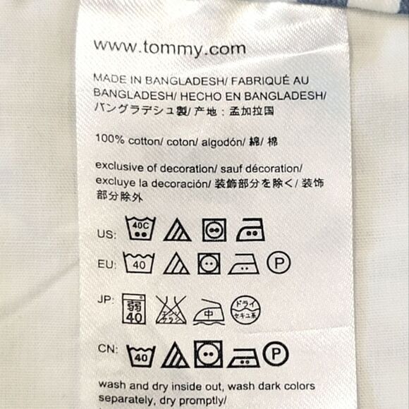 Tommy Hilfiger Blue Gingham 5" Chino Shorts Size 8 - Picture 5 of 5